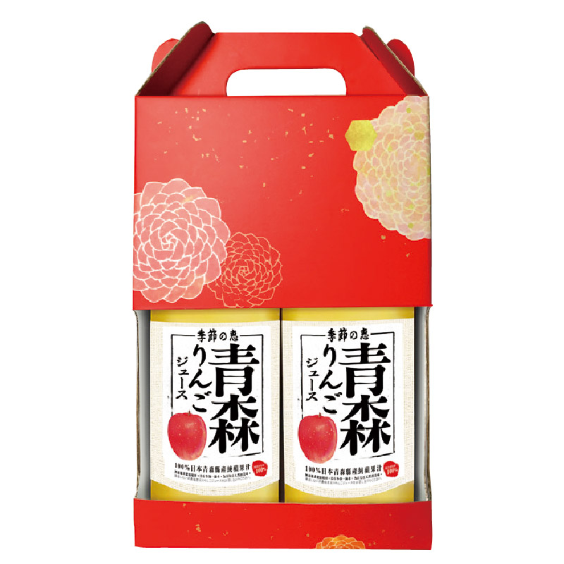 季節的恩惠100日本青森縣產蘋果汁1000mlx2, , large