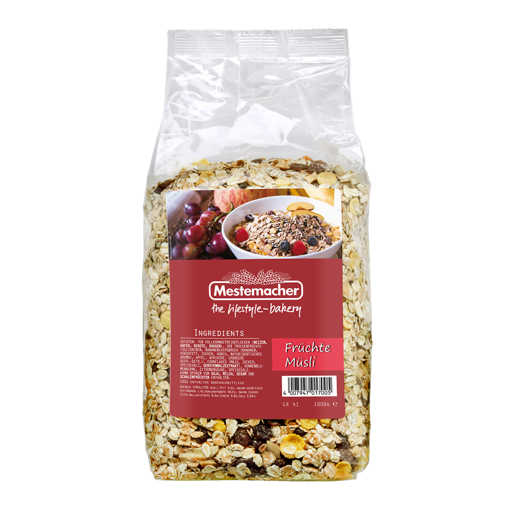 Mestemacher什錦水果穀片, , large