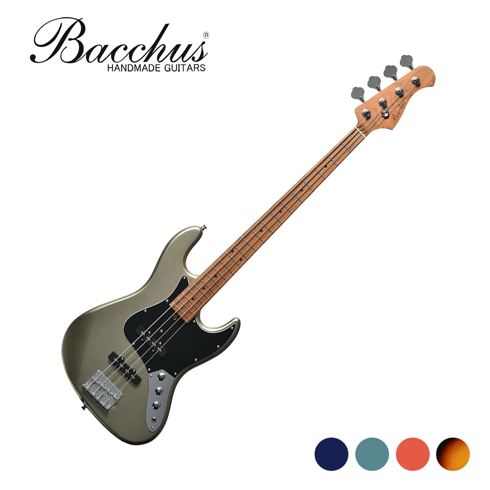 Bacchus WJB-1DX RSM/M 電貝斯 WH 白色【敦煌樂器】, , large