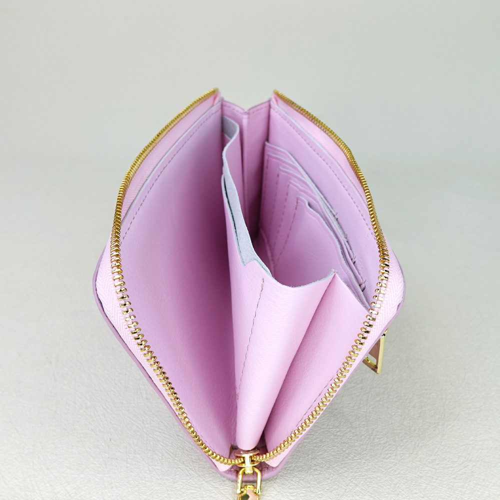 【M2nd】 Ostrich Slim Zip Wallet, , large