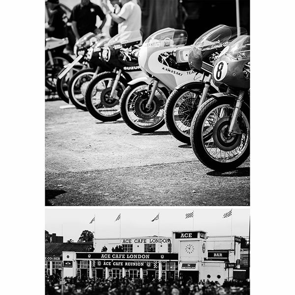 elegantsis x CafeRacer 經典復古機械錶-銀x黑/44mm ELJR65AS-C1NW1L, , large