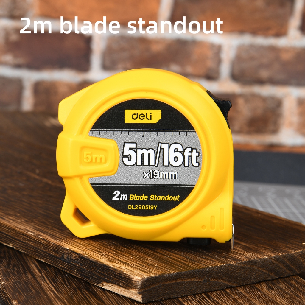 【deli tools】5M Steel Measuring Tape Upgraded Semi-Pro Series, , large