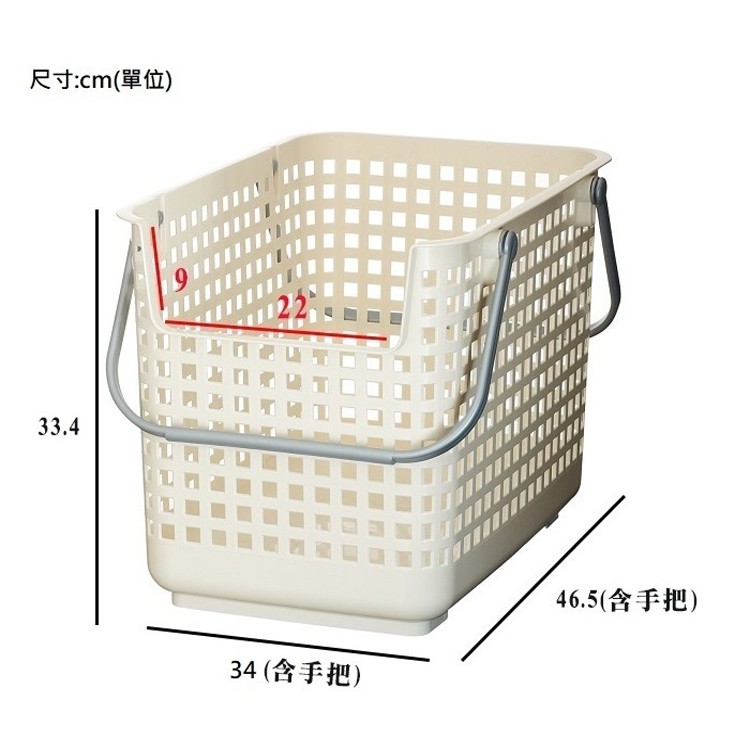 日本Like-it｜可堆疊無蓋多功能收納洗衣籃(單入), , large