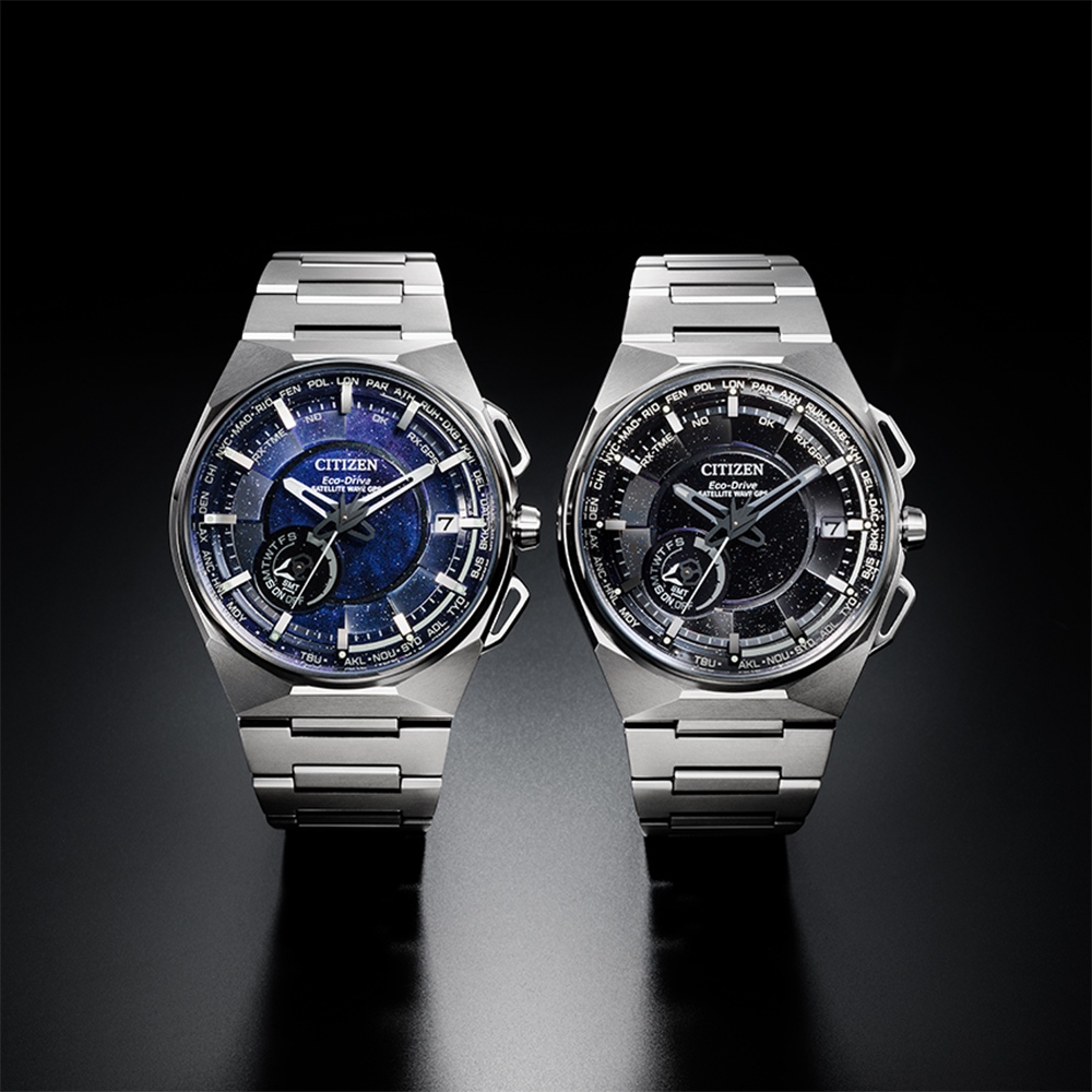 CITIZEN 星辰 限量週年紀念款 超級鈦GPS衛星對時手錶-星際黑 禮物 CC3097-52E, , large