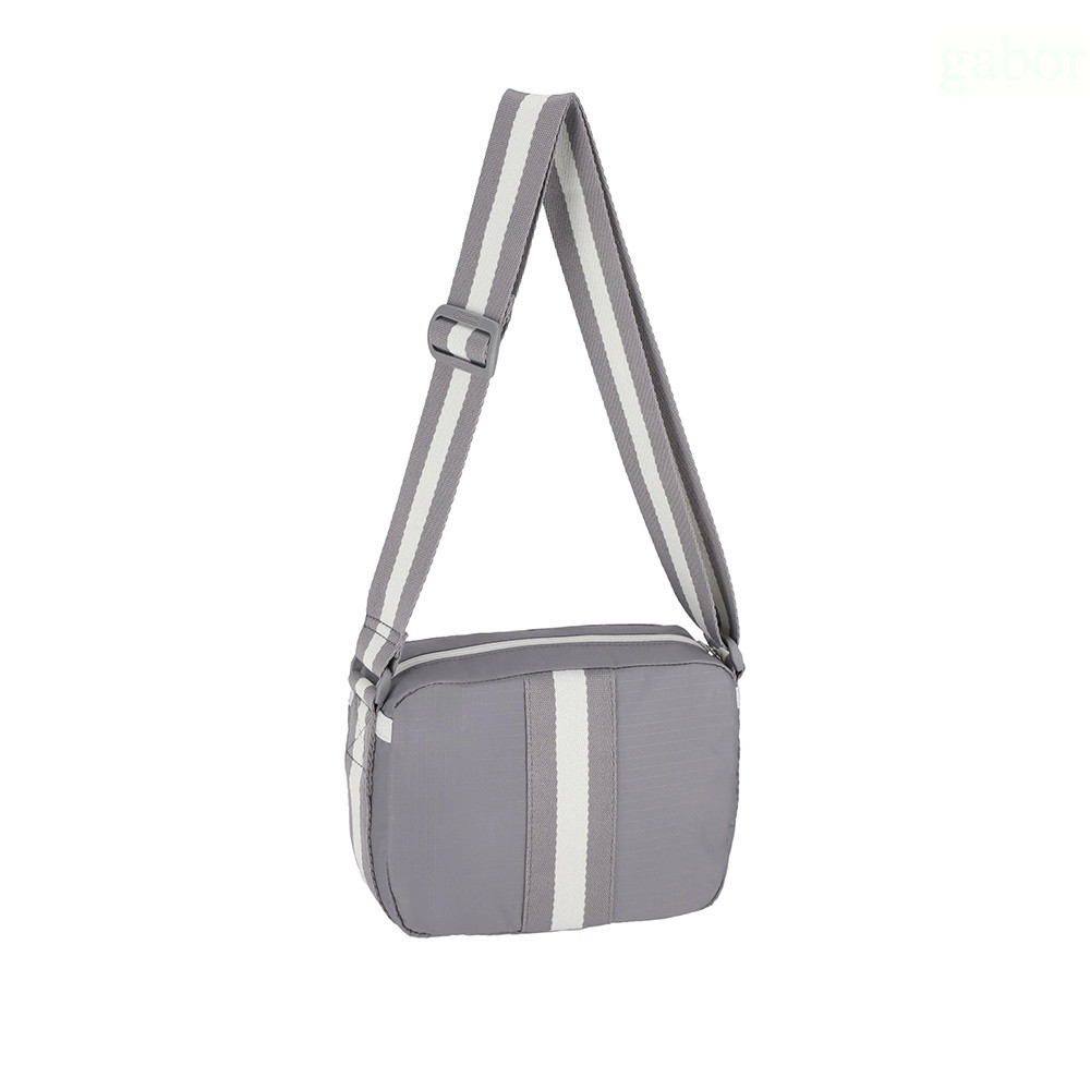 LeSportsac CAMERA CROSSBODY 相機斜背包 側背包-滾邊寧靜灰, , large