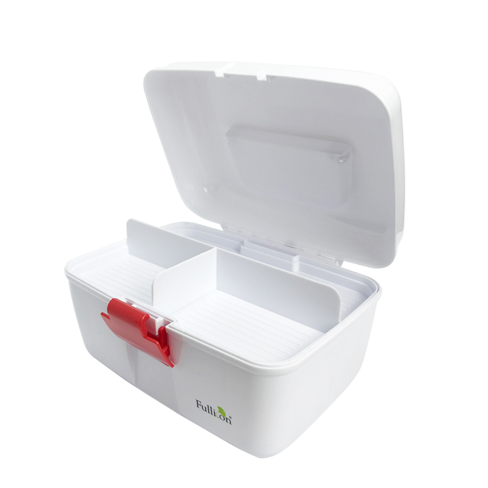 GS MALL 6公升 居家急救收納箱 醫療收納箱 緊急收納盒 護理收納盒 急救盒 保健盒 醫療收納盒 醫療盒 急救箱, , large