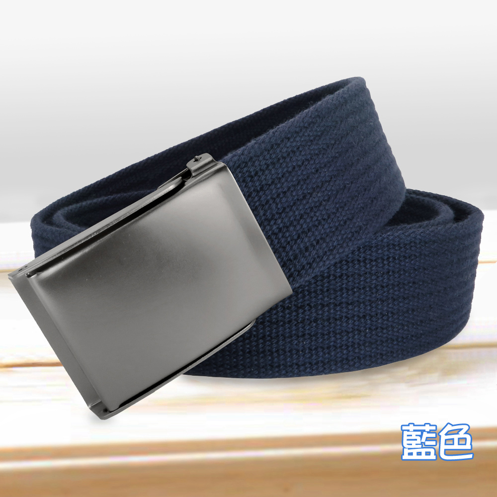【CH-BELT 銓丞皮帶】多色織帶 百搭方頭造型 男女休閒腰帶(多色), , large