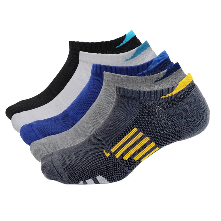 【D&G】透氣避震足弓男襪<丈青>D398 氣墊 毛巾底 襪子 機能運動襪, , large