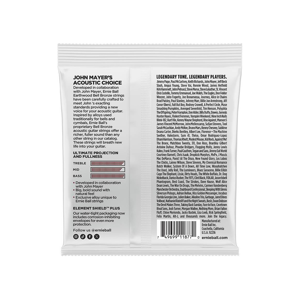 ERNIE BALL P02346 John Mayer 12-54 木吉他套弦【敦煌樂器】, , large