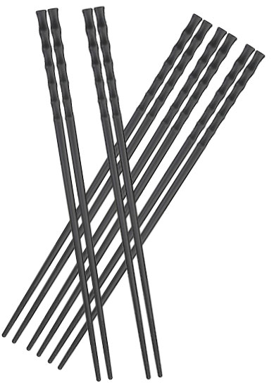 AJIABO bamboo chopsticks (5 pairs/set), , large