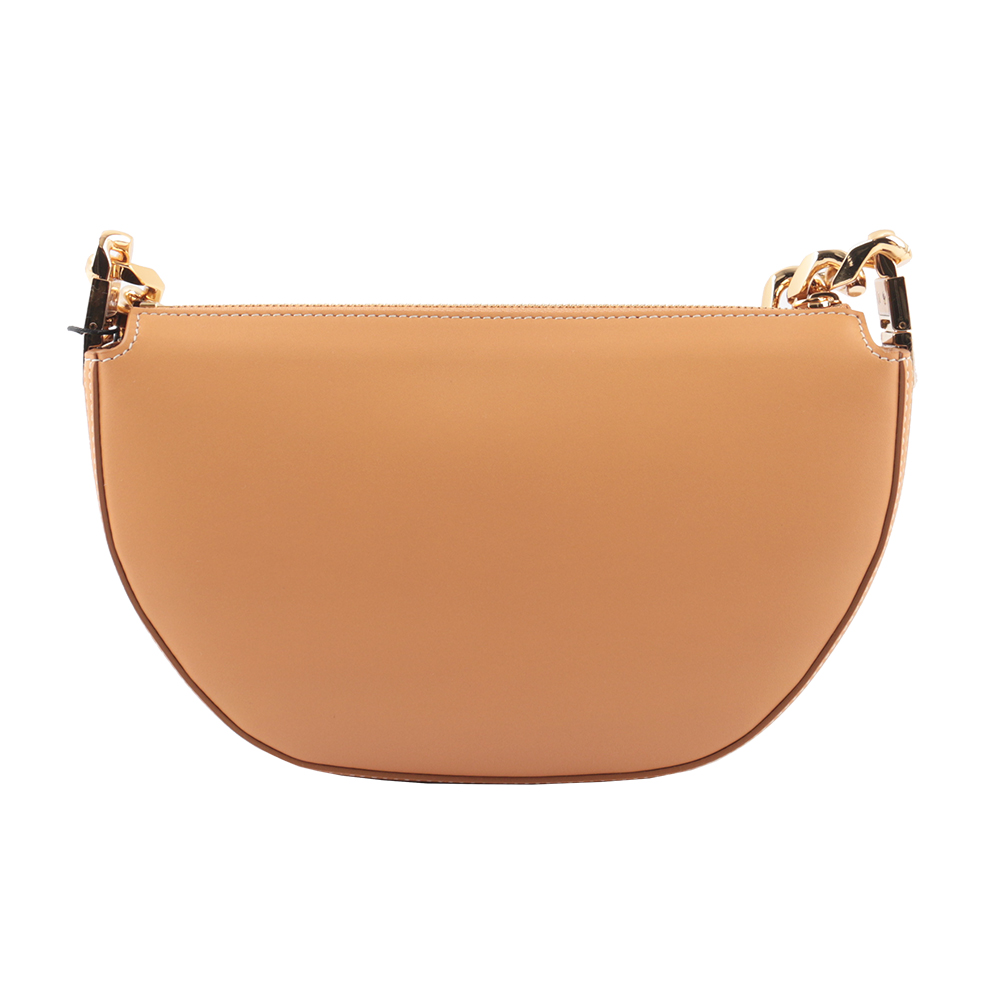 BURBERRY Olympia 小牛皮迷你鍊帶肩背包/暖沙色, , large