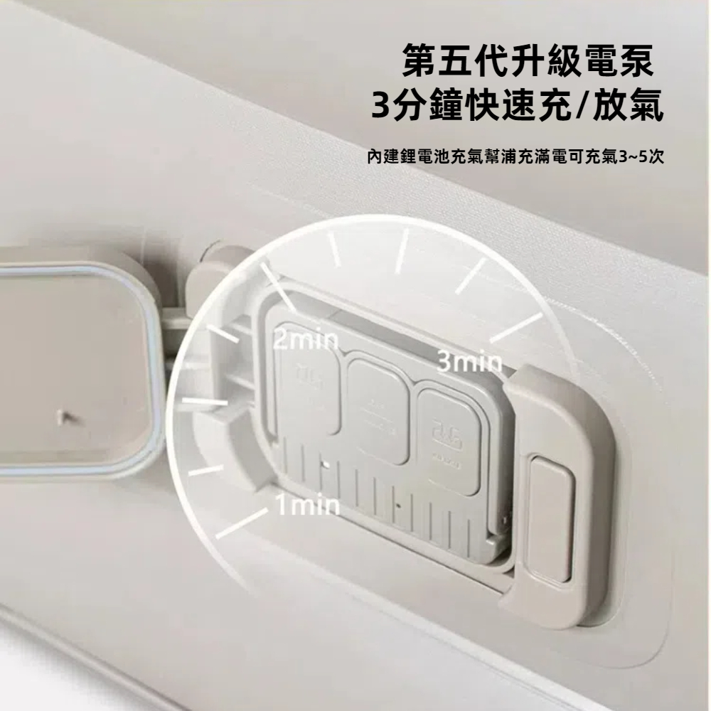 【A&R】升級電動幫浦戶外露營自動充氣床 雙人標準款 200x150cm, , large