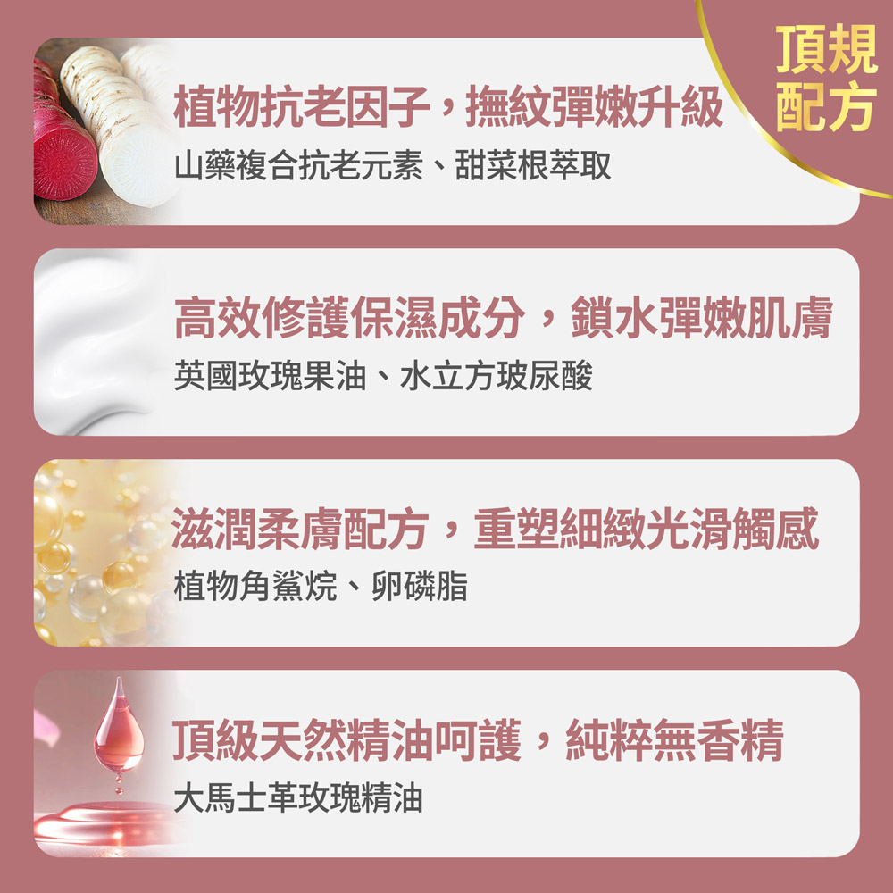 【FJ豐傑生醫】玫瑰鎖水凍齡霜-60ml/瓶(鎖水抗老ｘ平衡油脂), , large