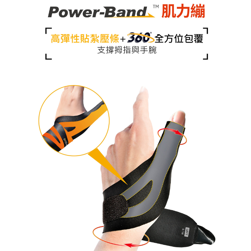 [BODYVINE巴迪蔓]拇指型護腕-1只(CT-81107-1L), , large