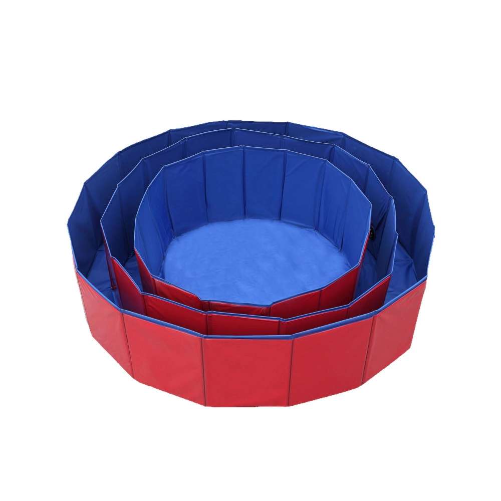 摩達客寵物-折疊式PVC防滑 寵物洗澡盆 浴盆 小泳池 多尺寸可選 大小型寵物適用, , large