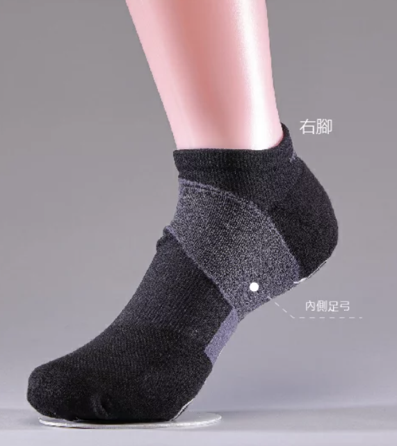 AI 3D Low-cut socks(peds/below ankle), , large