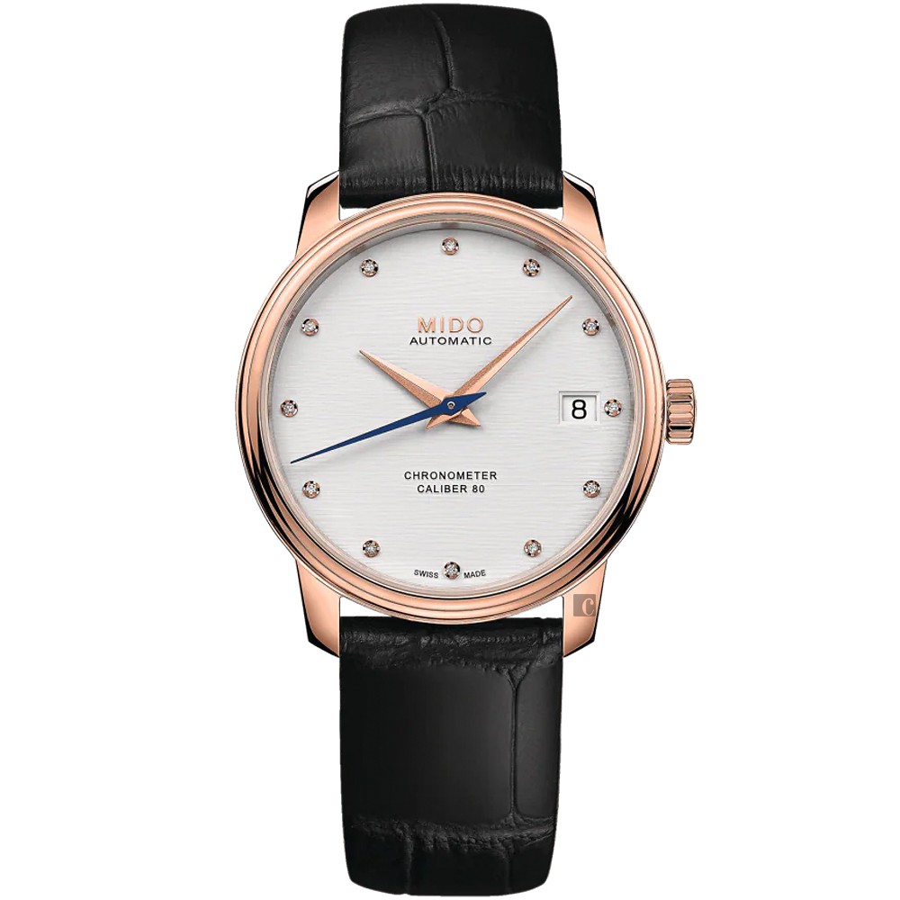 MIDO美度 Baroncelli 永恆系列天文台認證機械女錶-34mm M0272083603600, , large
