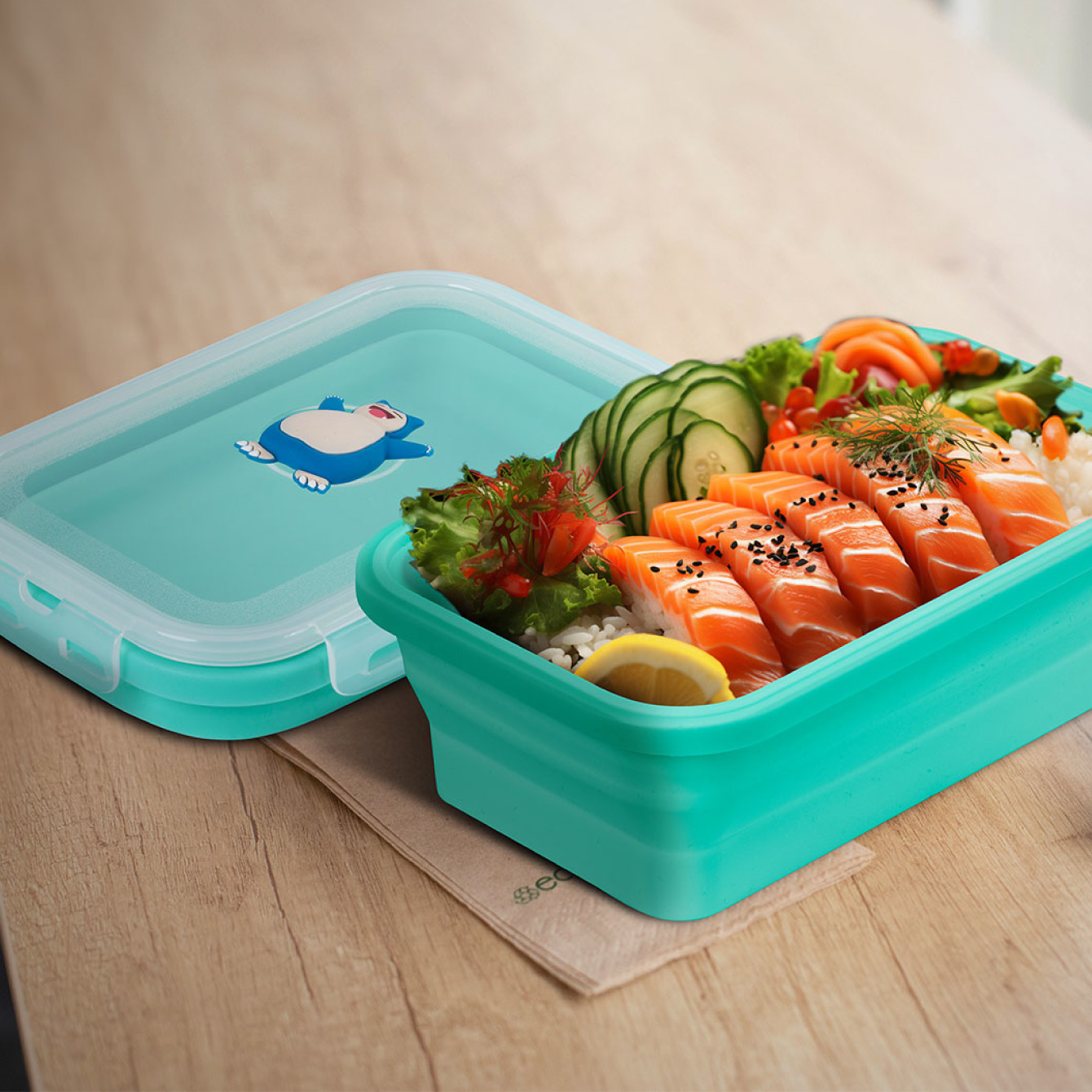 Silicone Foldable Food Container-EEV-12, , large