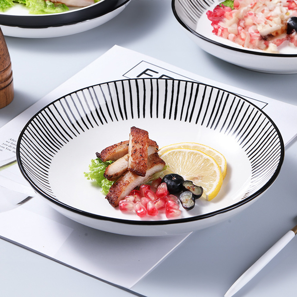 8-inch deep plates, , large