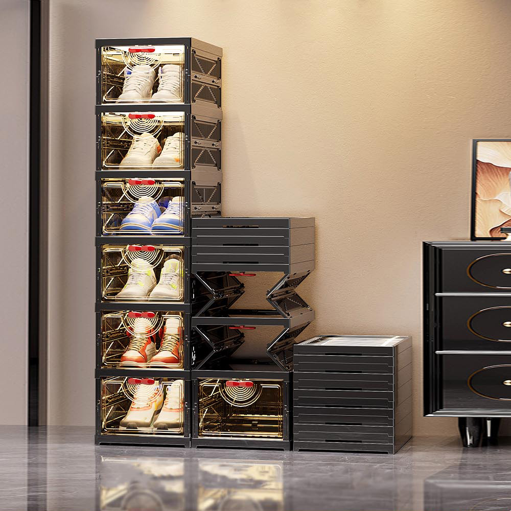 【AOTTO】免安裝六層折疊收納鞋櫃(AL-208), , large