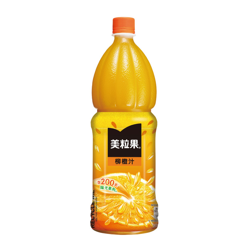 美粒果柳橙汁Pet1250ml, , large