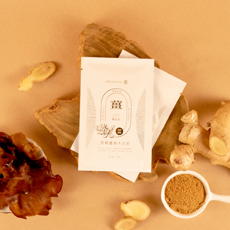 OKASANG Black fungus & Ginger tea with brown suger, , large