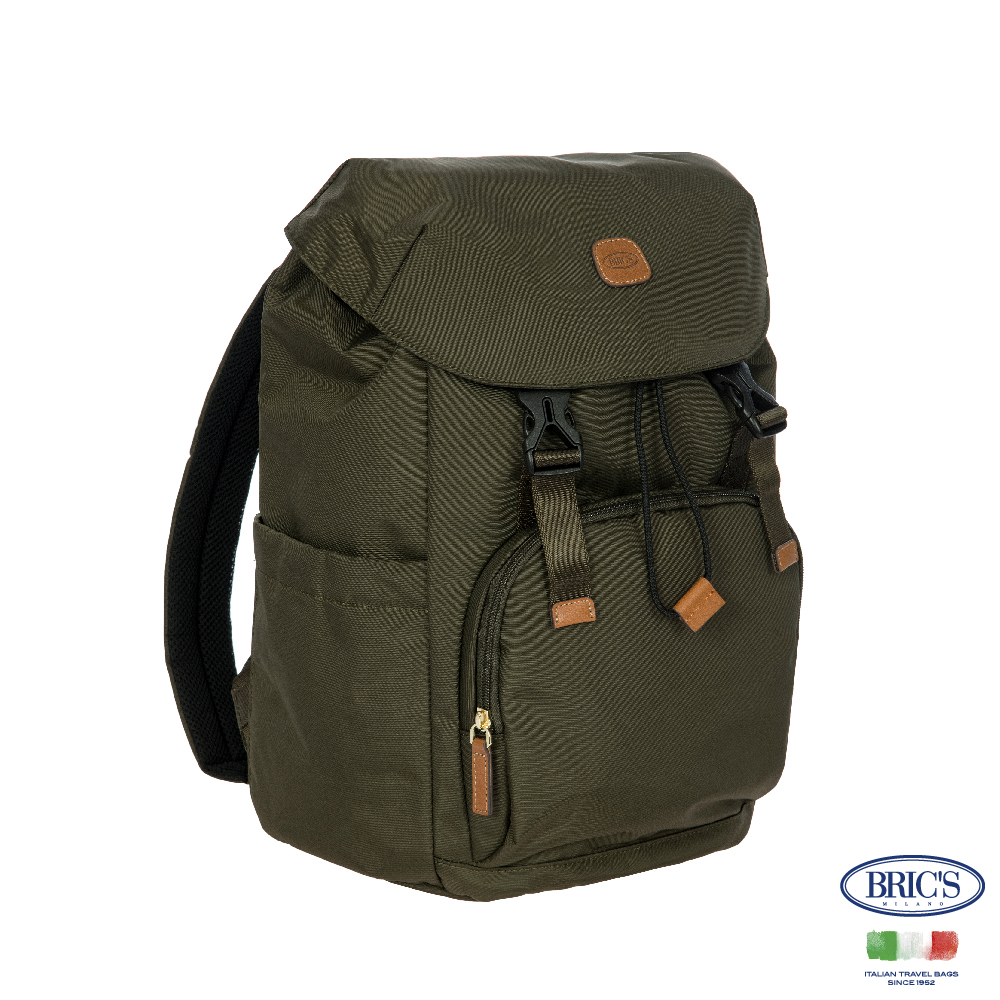 【Bric's】 X-collection 大開口旅行後背包 BXL40594 - 橄欖綠, , large