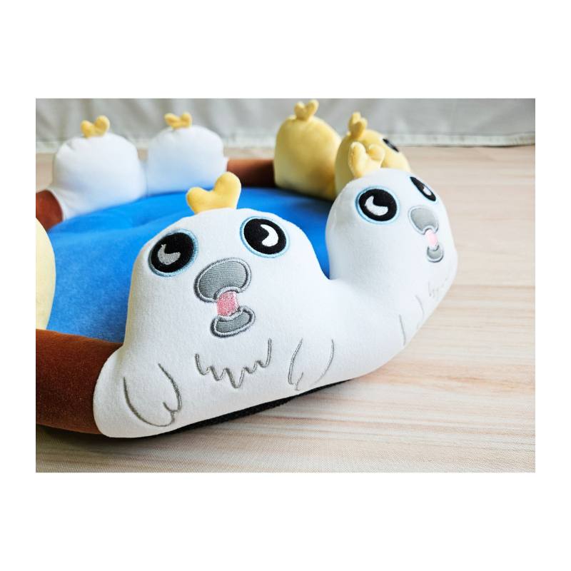 Pet bed with cute animal theme, , large