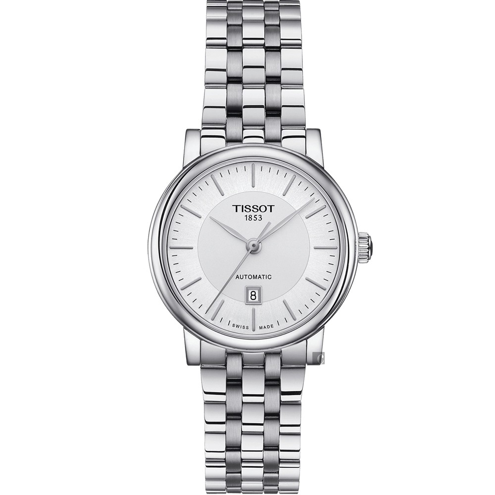 TISSOT天梭 Carson 經典機械女錶-30mm  T1222071103100, , large