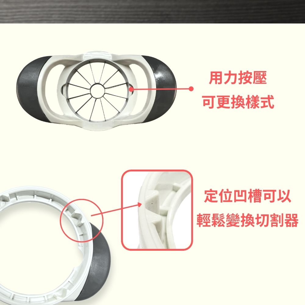 金德恩 GS MALL 台灣製造 蔬果切割器 蔬果切片器 切片機 切菜器 料理刀 水果切片 餐廚用具 水果刀, , large