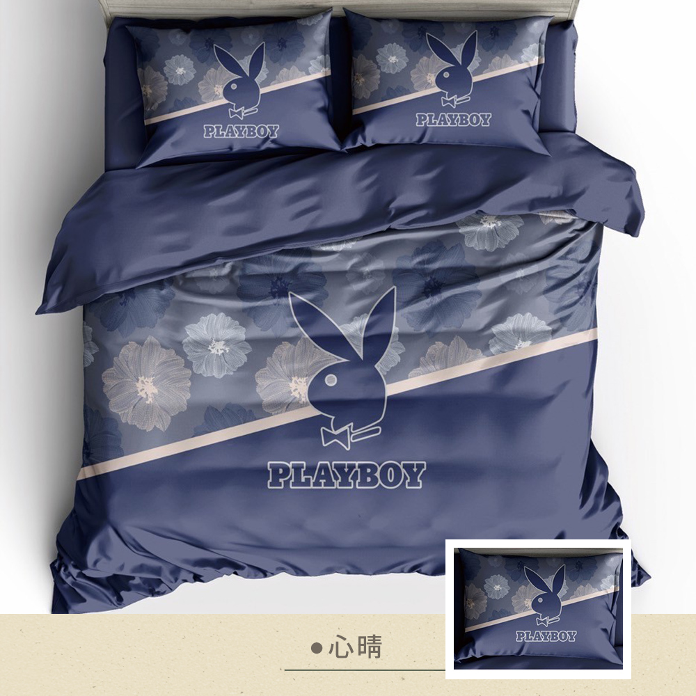 【Galatea 葛拉蒂】PLAYBOY 雙人床包兩用被組, , large