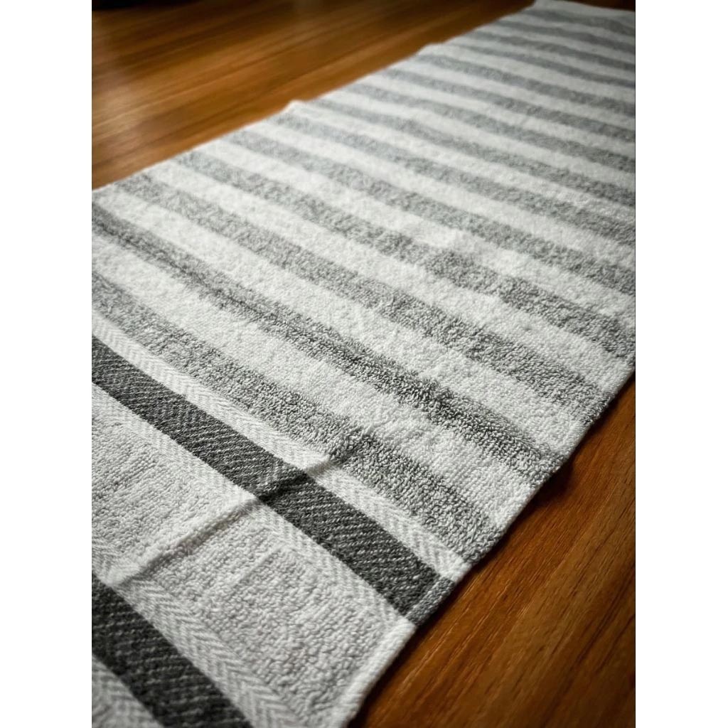 [Kai Mei Cotton] Bulk Pack: Made in Taiwan (MIT) Antibacterial & Odor-Resistant &ndash; Lightweight Soft Pure Cotton Bamboo Charcoal Towels (Set of 12), , large