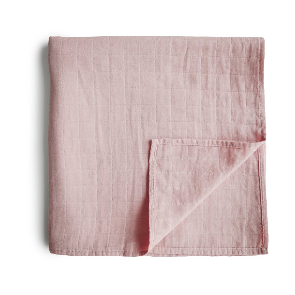 Mushie Swaddle - Rose Vanilla, , large
