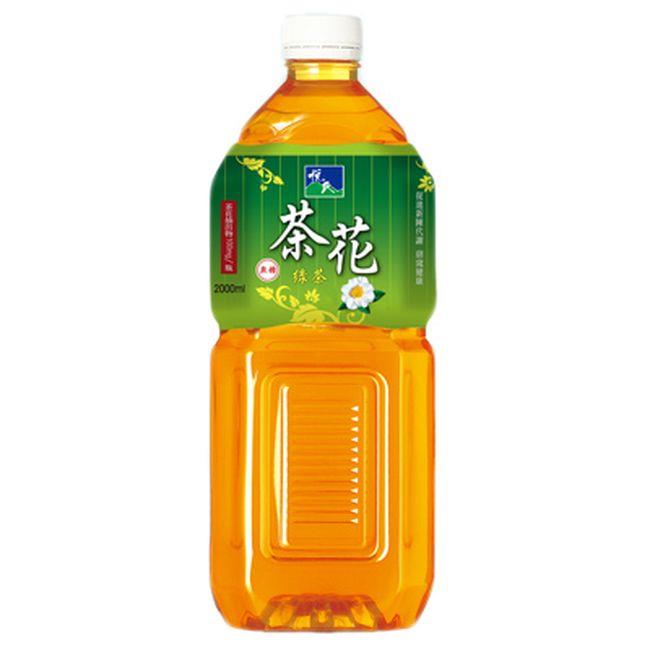 悅氏茶花綠茶無糖 2000ml, , large