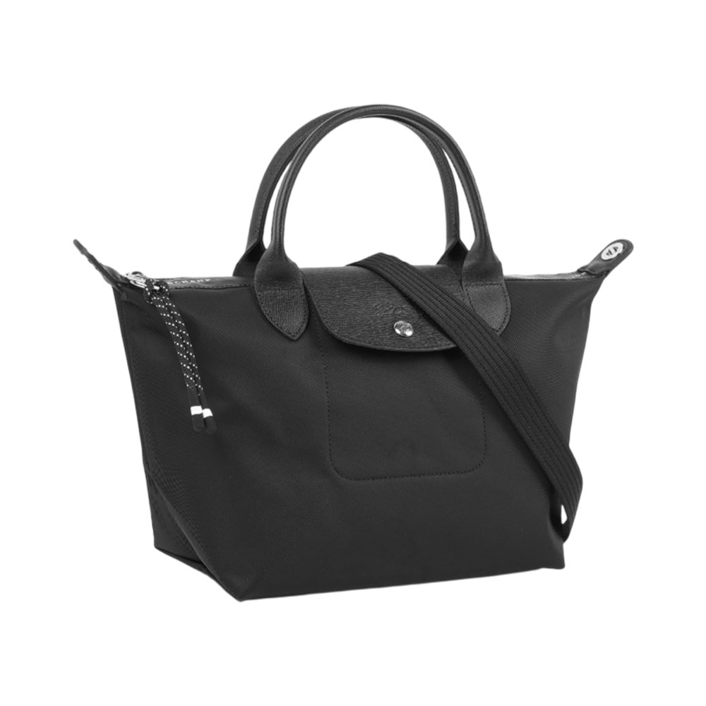 LONGCHAMP S號 LE PLIAGE ENERGY 再生帆布二用包(黑色), , large