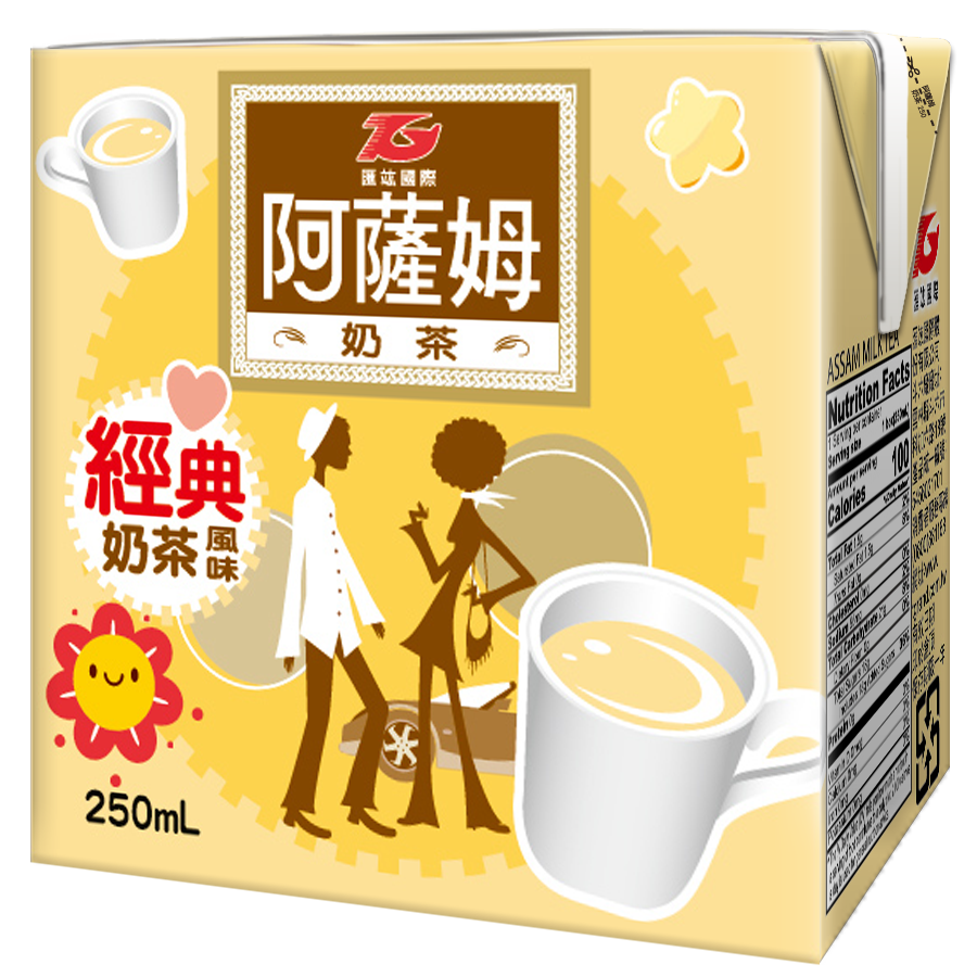 阿薩姆原味奶茶TP250ml, , large