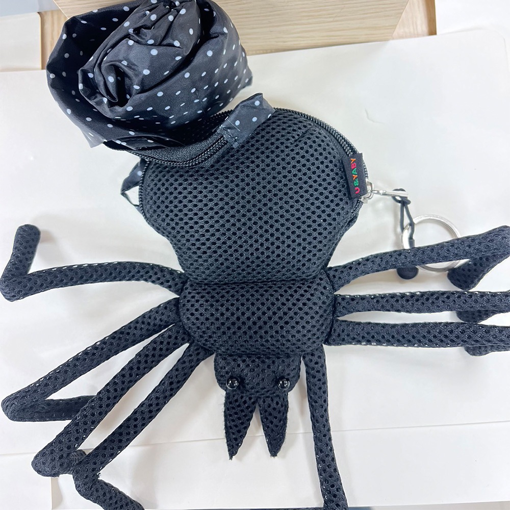 【生活好室】蜘蛛零錢包 零錢包  蜘蛛斜背包 後背包吊飾 吊飾包包 零錢包掛飾 零錢包吊飾 包包吊飾 吊飾零錢包, , large