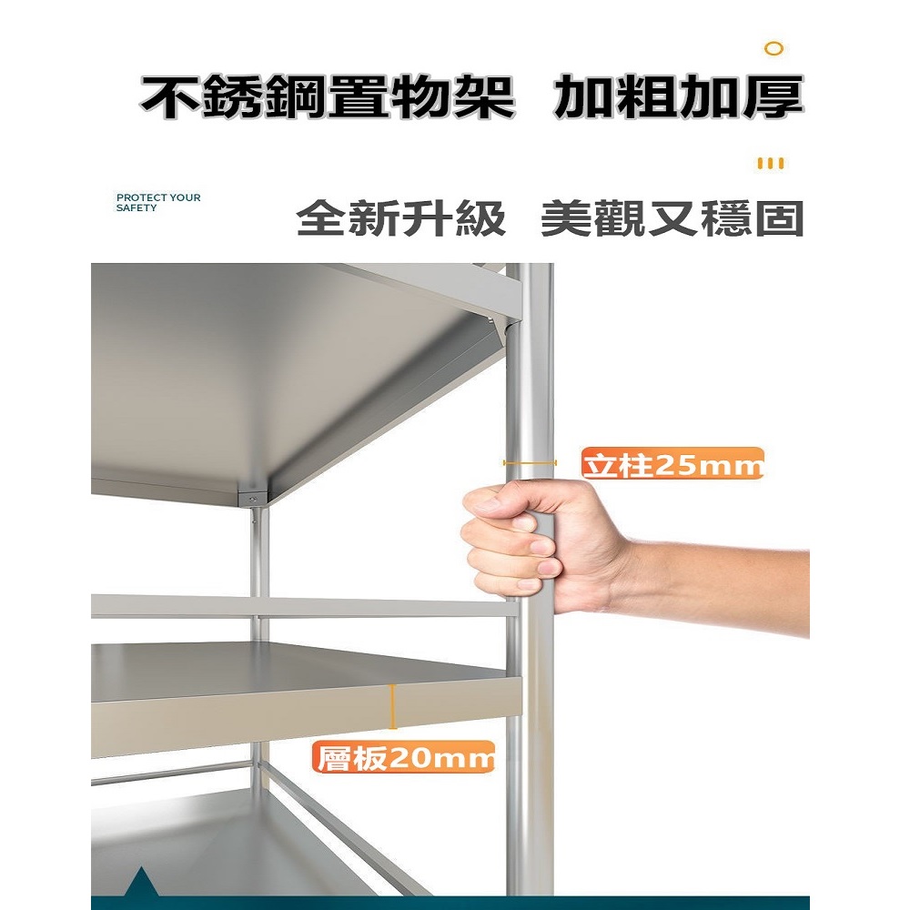 【誠宜居家】55x35x88公分《黑色》三面圍欄-三層不鏽鋼隙縫架(贈輪組)-加強底部橫梁(-收納架 不鏽鋼置物架 不銹鋼置物架 廚房不銹鋼置物架 置物架 家電架 廚房架 架子), , large
