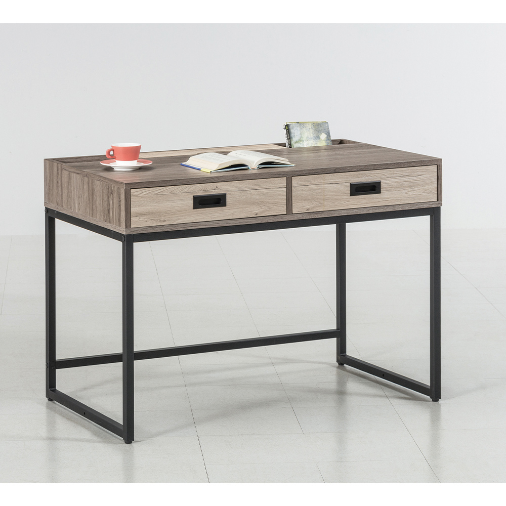 【唯熙傢俱】哈瑞克灰橡色.5尺書桌, , large