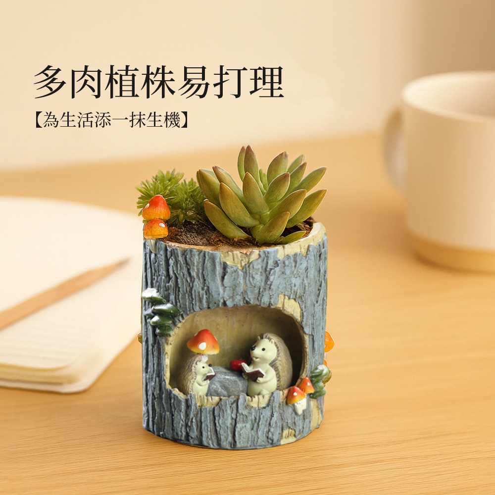 hedgehog-succulent-pot, , large