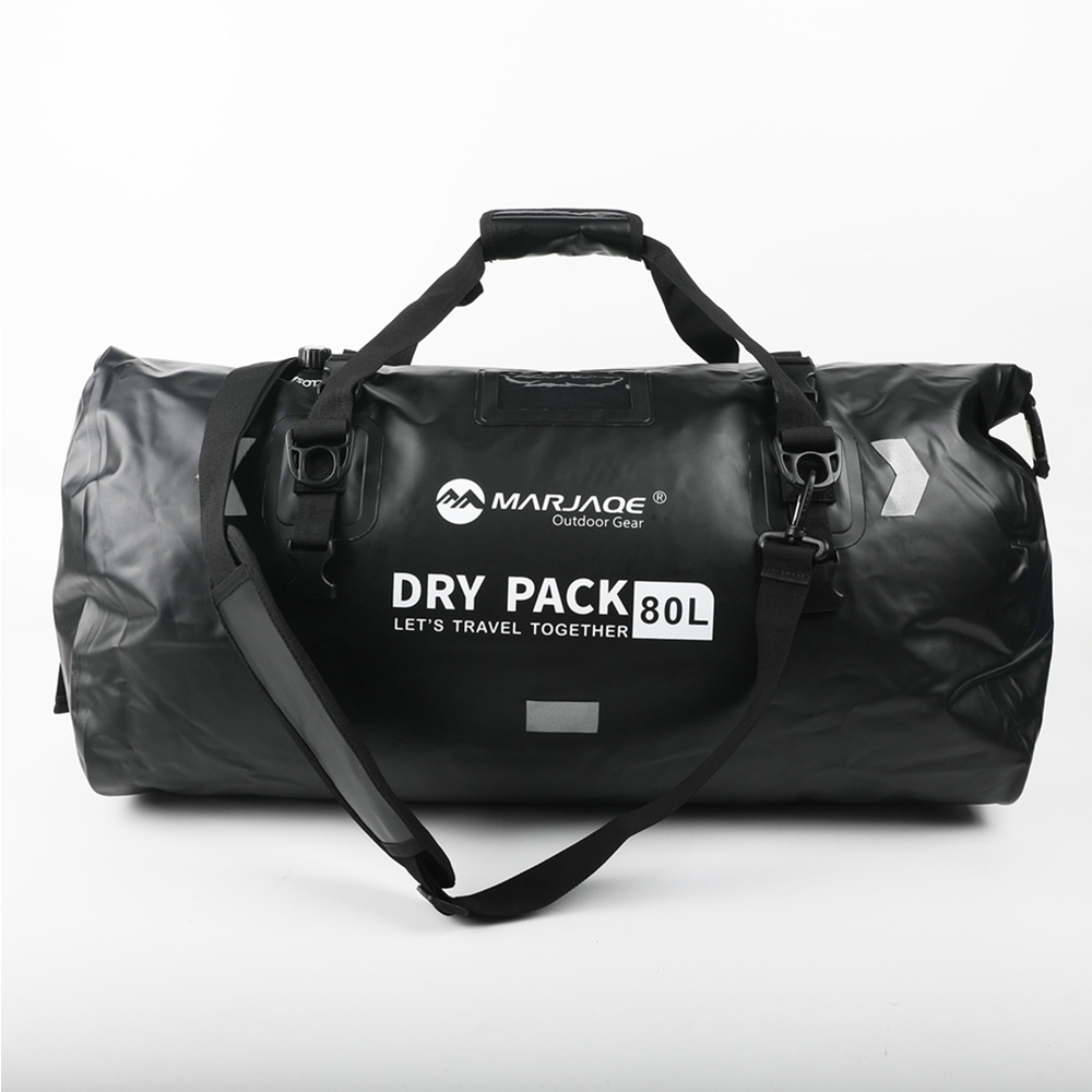 High-capacity MARJAQE motorcycle waterproof bag, multi-functional waterproof bag, camping storage bag, motorcycle rear seat bag, motorcycle tail bag, water rescue bag.