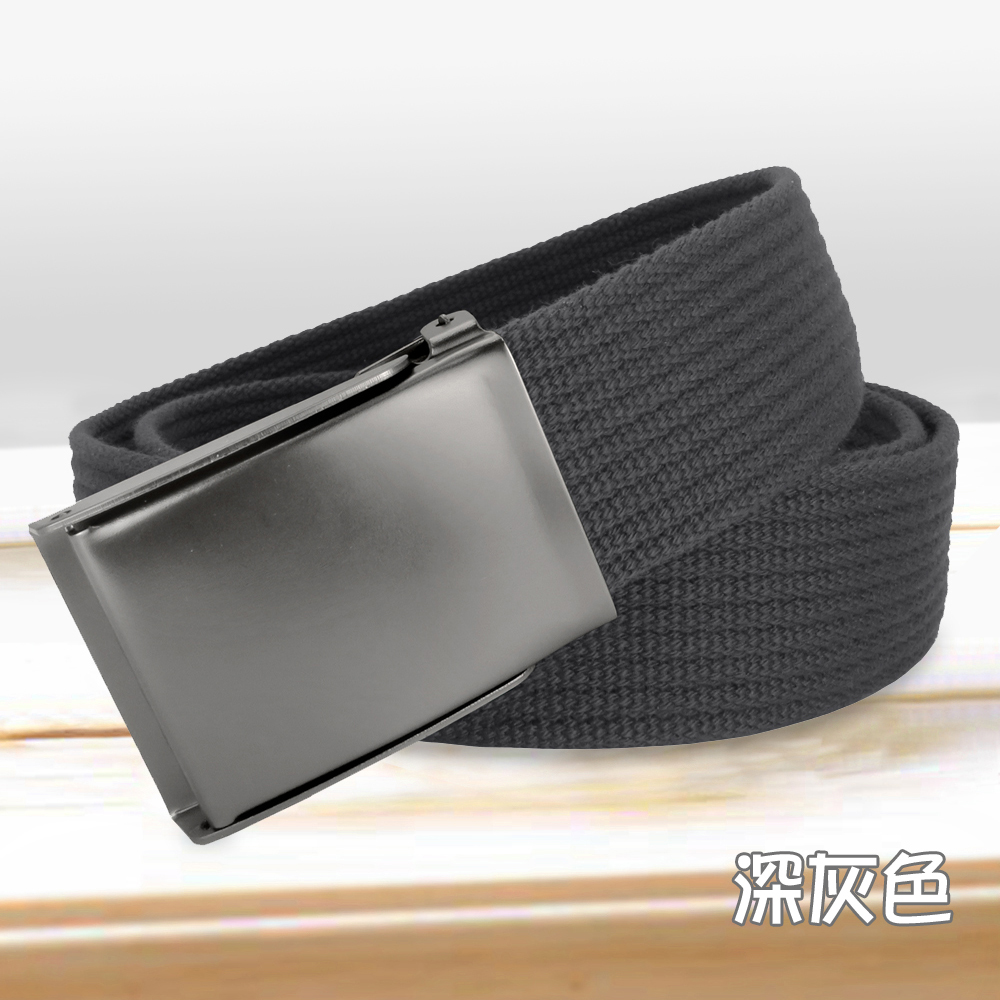 【CH-BELT 銓丞皮帶】多色織帶 百搭方頭造型 男女休閒腰帶(多色), , large