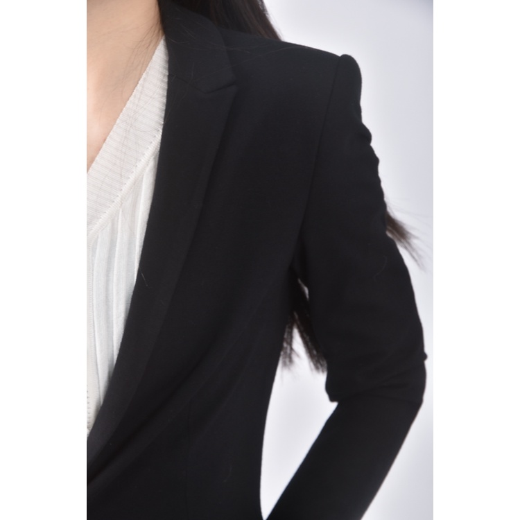 (S) ZARA質感西裝黑色外套二手衣, , large