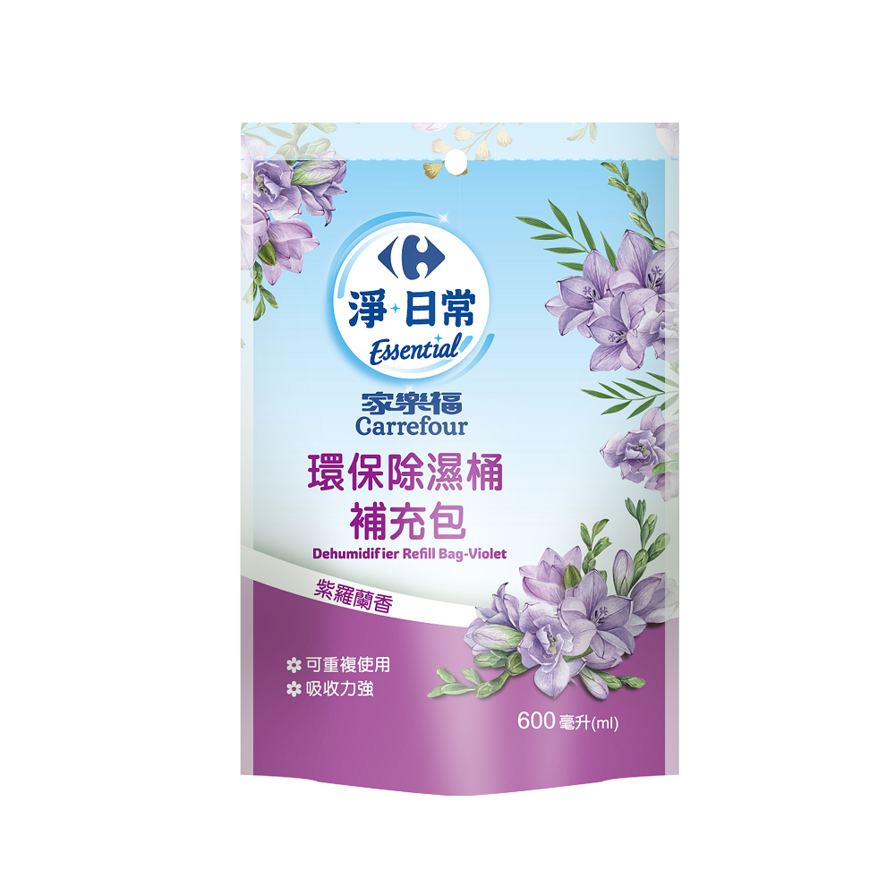 家樂福除濕桶補充包-紫羅蘭香600mlx6