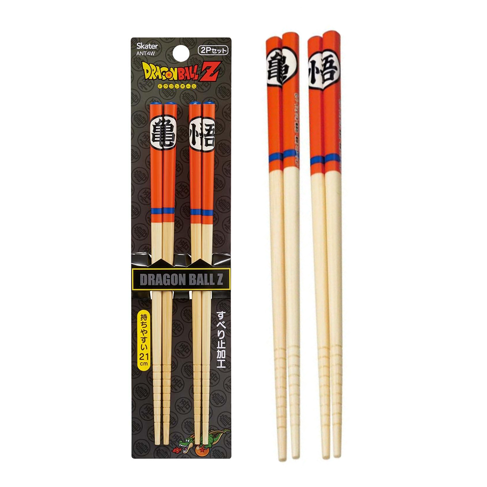 【百科良品】七龍珠 龜 悟  魔 神 環保竹筷 21CM 兩件組(日本境內版), , large
