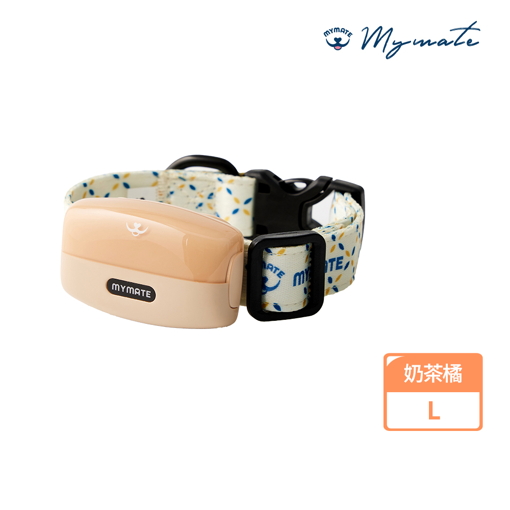 【精鼎智能】Mymate 寵物智慧項圈裝置組 奶茶橘L, , large