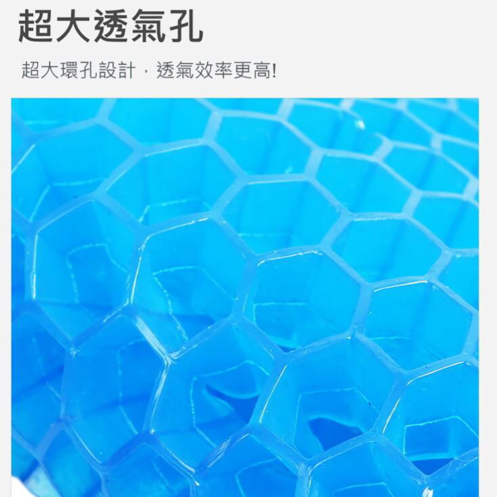 ⭐️Soft & Breathable⭐️ Instant Cooling Honeycomb Seat Cushion, Cooling Cushion, Chair Pad, Ice Gel Cushion, Egg Crate Design, Pressure-Relief Grid, High Resilience, Perfect for Long Sitting, , large