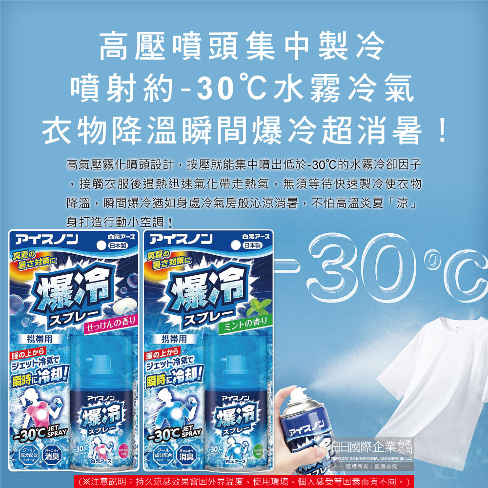 Hakugen Cooling Spray 95ml Pink, , large