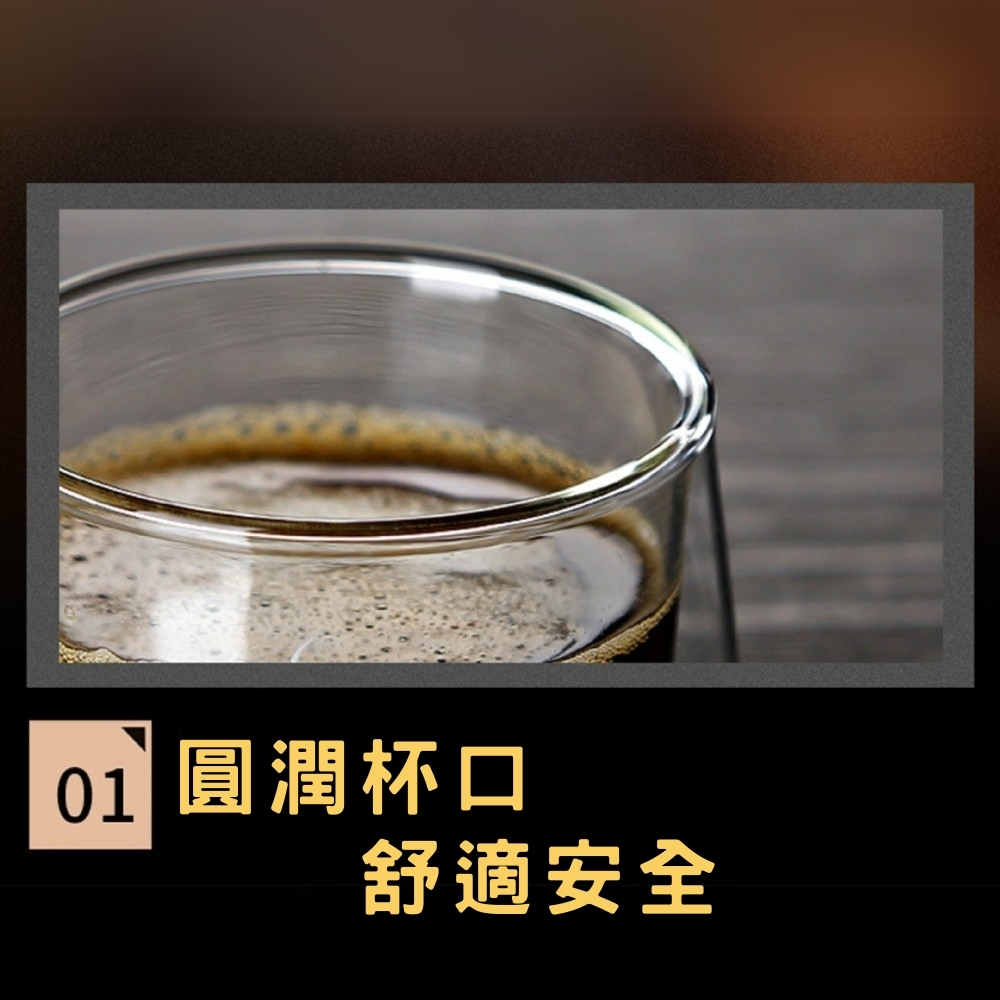 【GlassKing】GK-313 雙層咖啡杯 雙層玻璃杯 隔熱玻璃杯 咖啡杯 水杯 茶杯 酒杯, , large