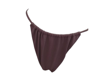 QXHEE.T. 台灣製．性感細帶高腰小細丁褲QX-M08b 象牙白-M, , large